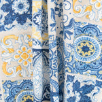 Mosaik Fleckenschutz Tischtuch Blau - Ribes y Casals