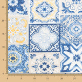 Mosaik Fleckenschutz Tischtuch Blau - Ribes y Casals