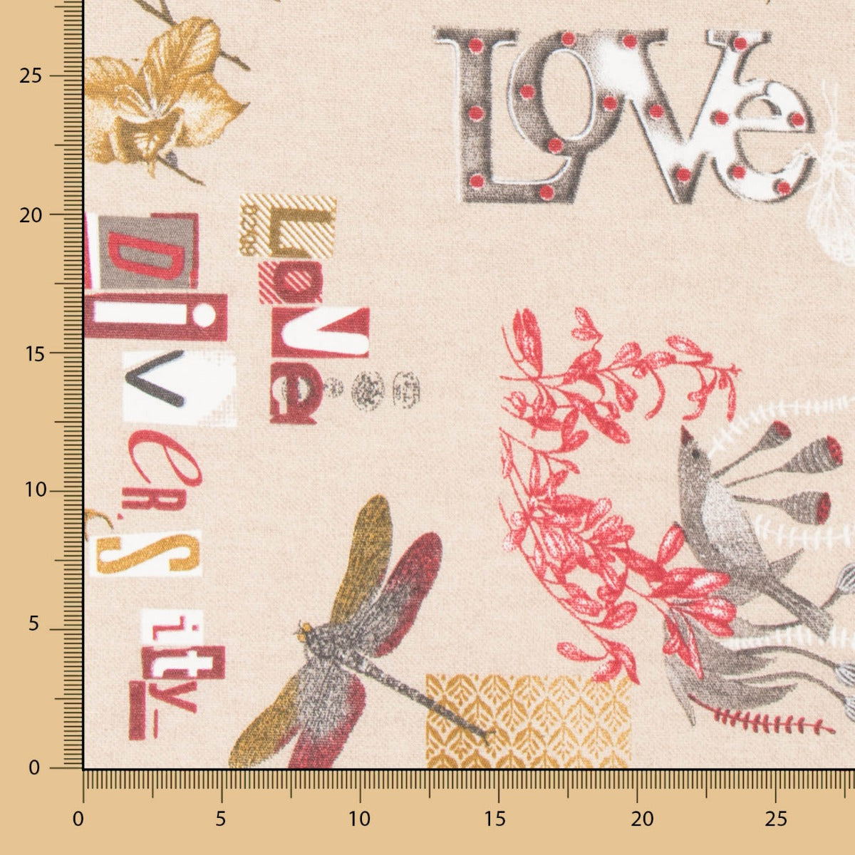 Love Divers schmutzabweisende Tischdecke - Ribes y Casals