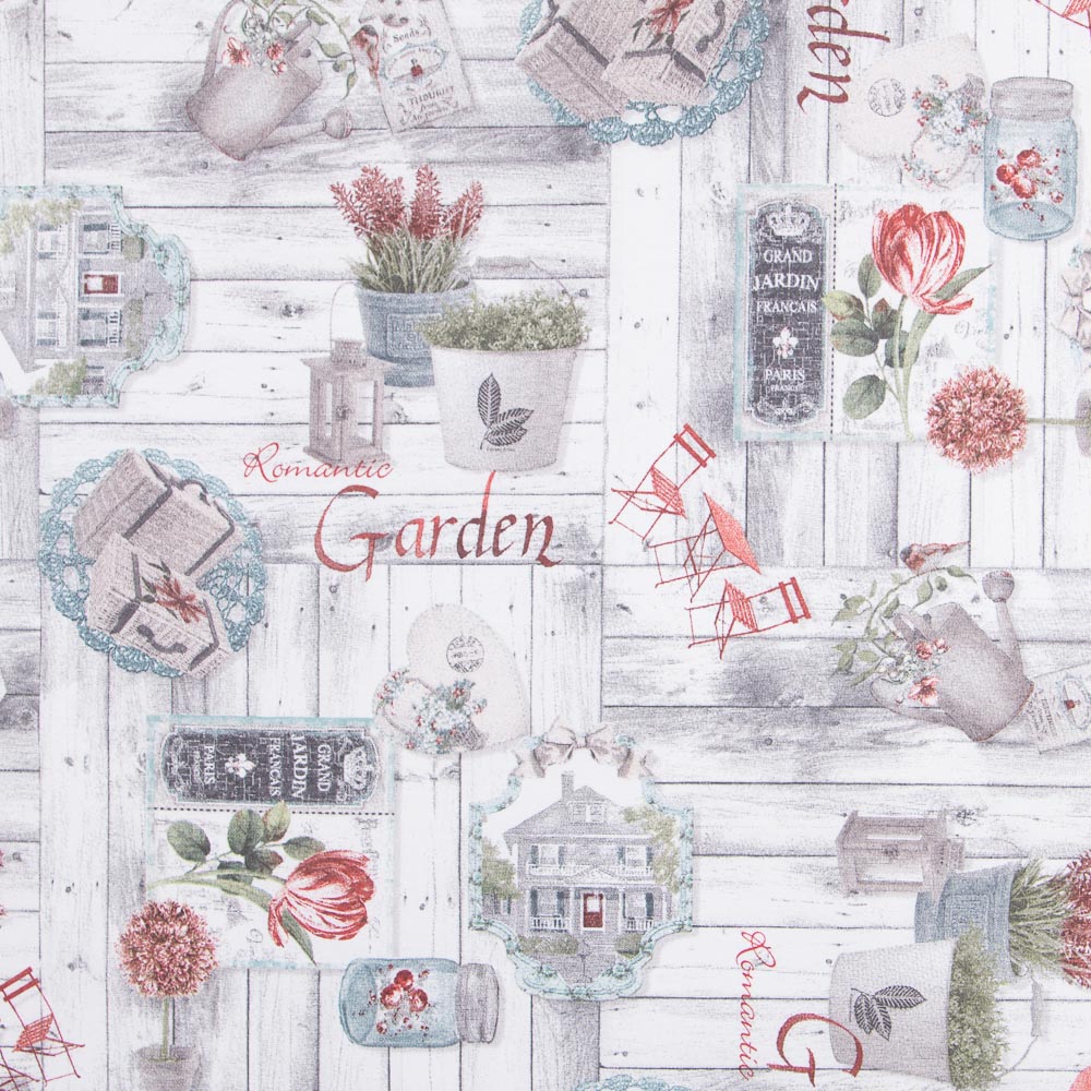 Romantic Garden schmutzabweisende Tischdecke - Ribes y Casals
