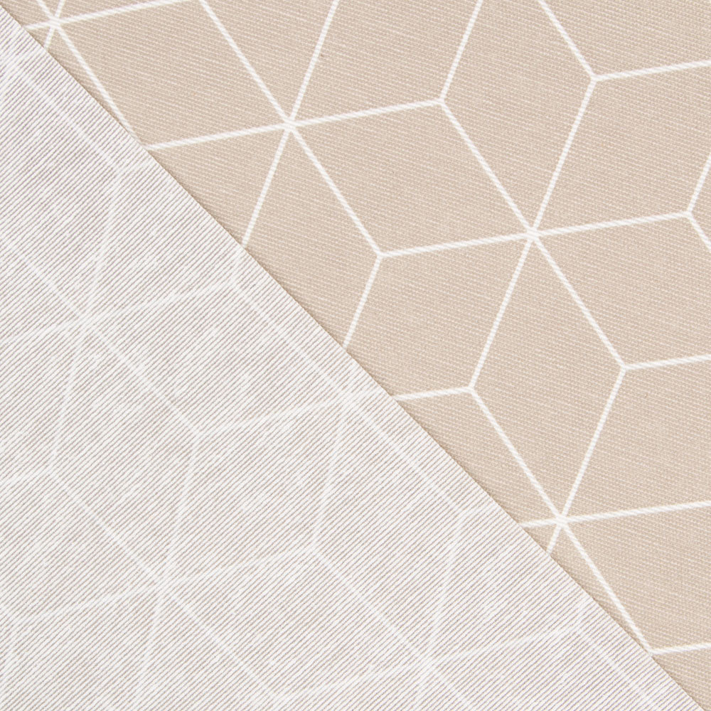 Anti-Fleck-Tischdecke Cube Beige - Ribes y Casals