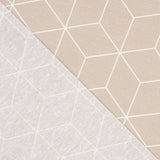 Anti-Fleck-Tischdecke Cube Beige - Ribes y Casals