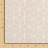 Anti-Fleck-Tischdecke Cube Beige - Ribes y Casals