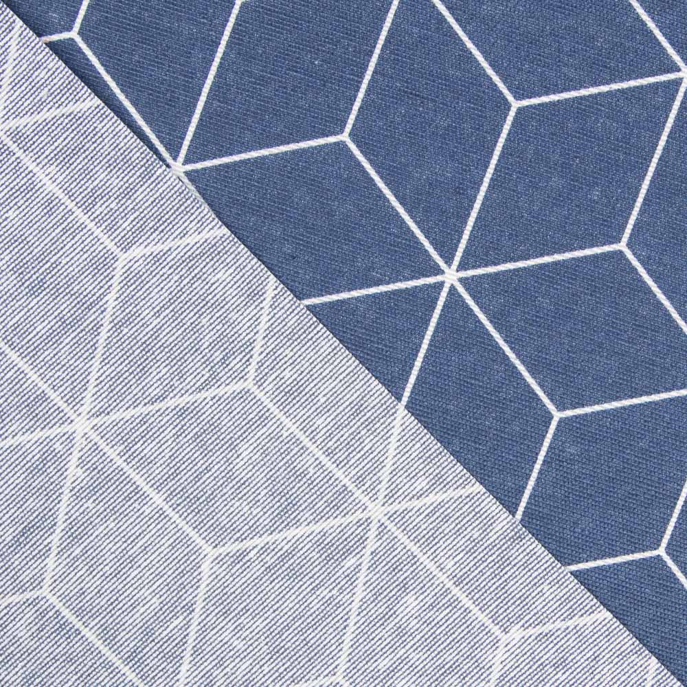 Anti-Fleck-Tischdecke Cube Blau - Ribes y Casals