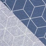 Anti-Fleck-Tischdecke Cube Blau - Ribes y Casals