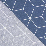 Anti-Fleck-Tischdecke Cube Blau - Ribes y Casals