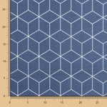 Anti-Fleck-Tischdecke Cube Blau - Ribes y Casals