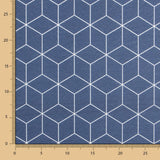 Anti-Fleck-Tischdecke Cube Blau - Ribes y Casals