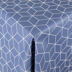 Anti-Fleck-Tischdecke Cube Blau - Ribes y Casals