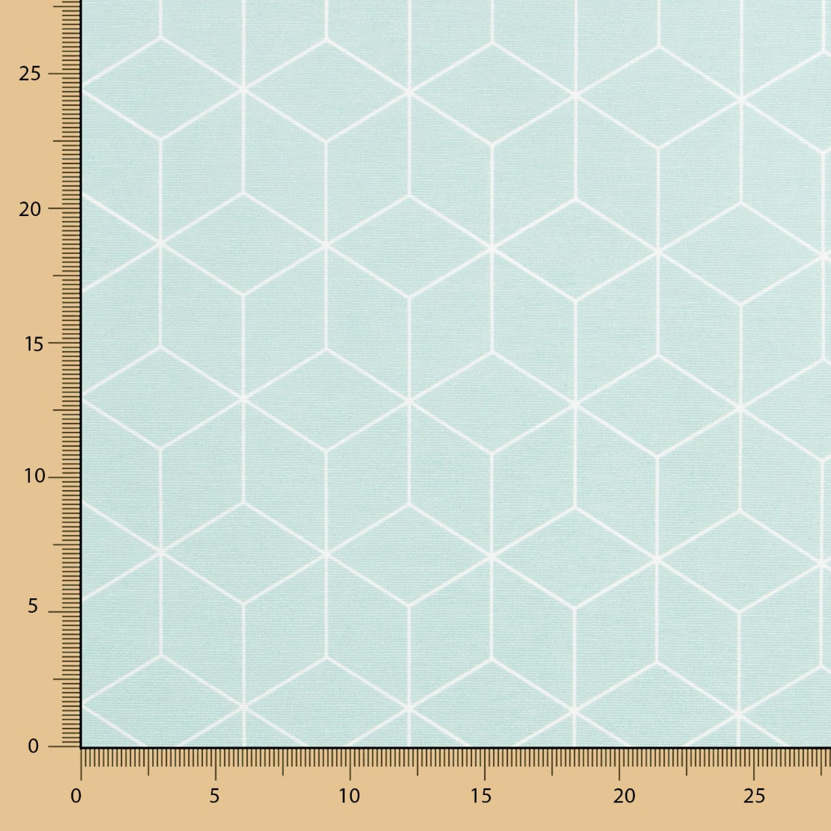 Anti-Fleck-Tischdecke Cube Grün - Ribes y Casals