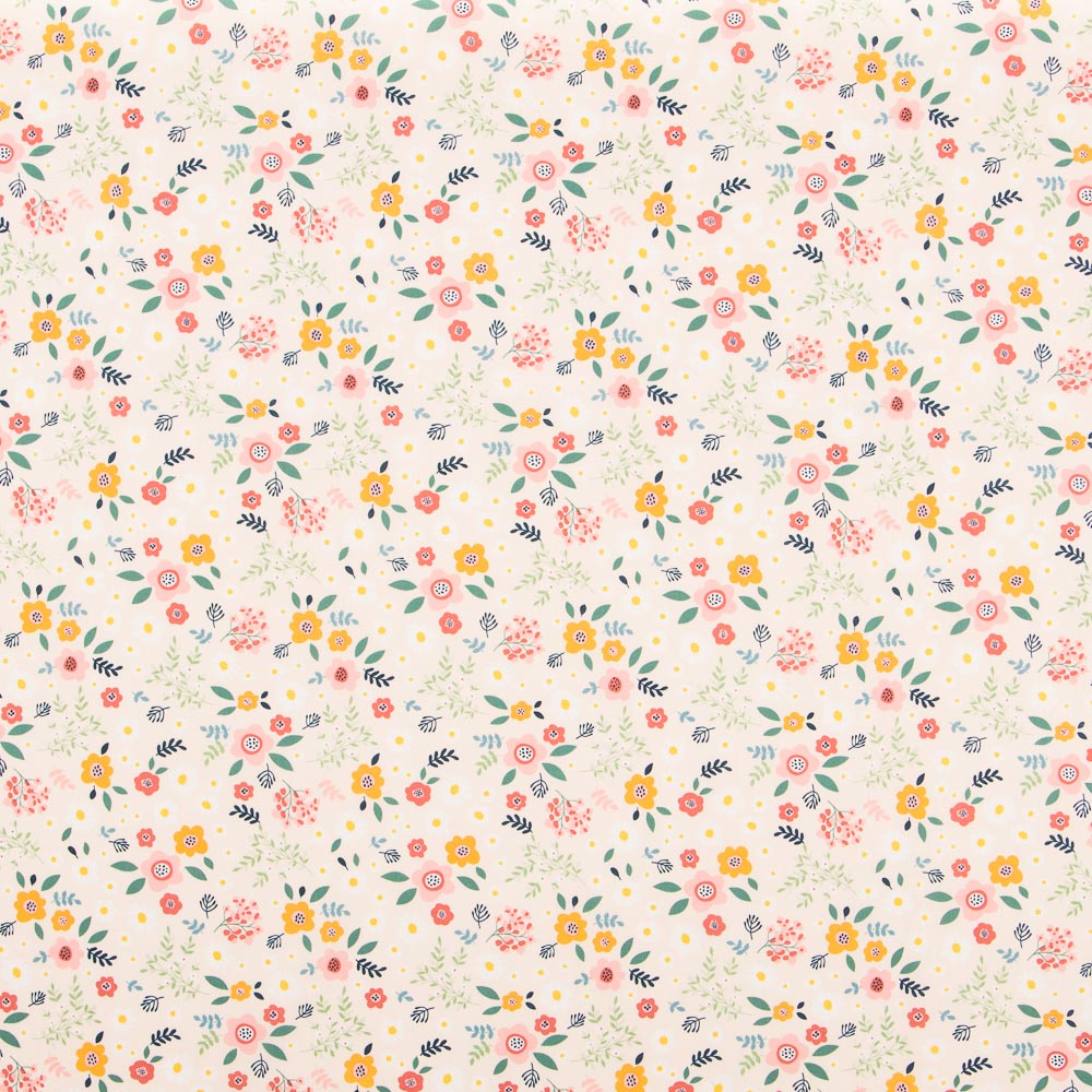 Cotton Flowes Creme - Ribes y Casals