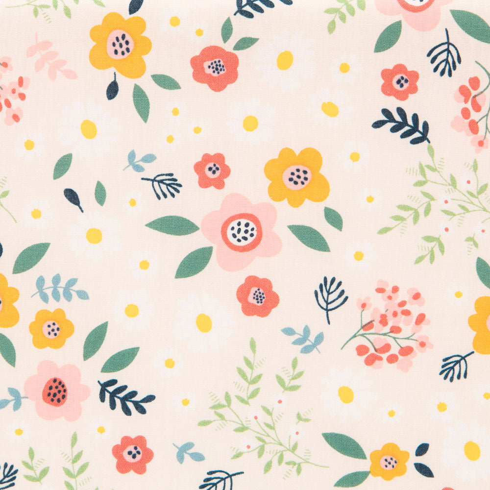 Cotton Flowes Creme - Ribes y Casals