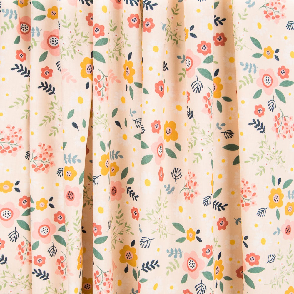 Cotton Flowes Creme - Ribes y Casals
