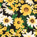 Polyester-Krepp-Gänseblümchen Gelb - Ribes y Casals
