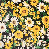 Polyester-Krepp-Gänseblümchen Gelb - Ribes y Casals