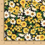 Polyester-Krepp-Gänseblümchen Gelb - Ribes y Casals