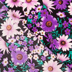 Polyester-Krepp Margaritas Lila - Ribes y Casals