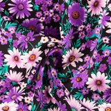 Polyester-Krepp Margaritas Lila - Ribes y Casals