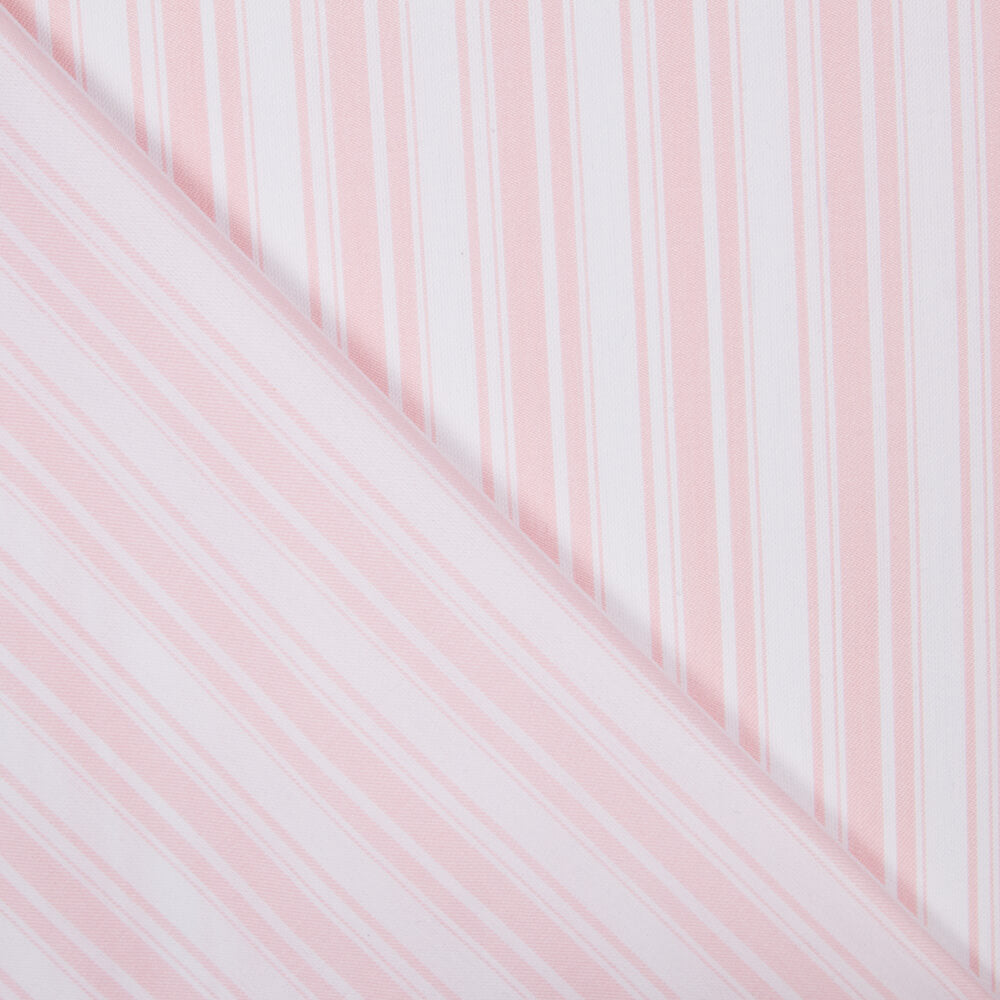 Rosa gestreifter Twill - Ribes y Casals
