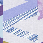 Bedrucktes Segeltuch Cevron Large Blau - Ribes y Casals