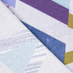 Bedrucktes Segeltuch Cevron Large Blau - Ribes y Casals