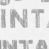 Vintage bedrucktes Segeltuch Graue Buchstaben - Ribes y Casals