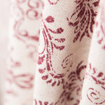 Bedrucktes Segeltuch Barock Rustikal Granatrot - Ribes y Casals