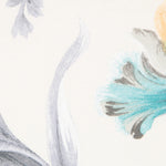 Bedrucktes Rohsegeltuch Japanische Blume - Ribes y Casals