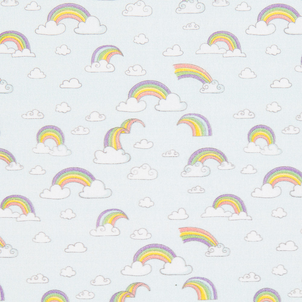 Mini-Regenbogen-Popeline - Ribes y Casals