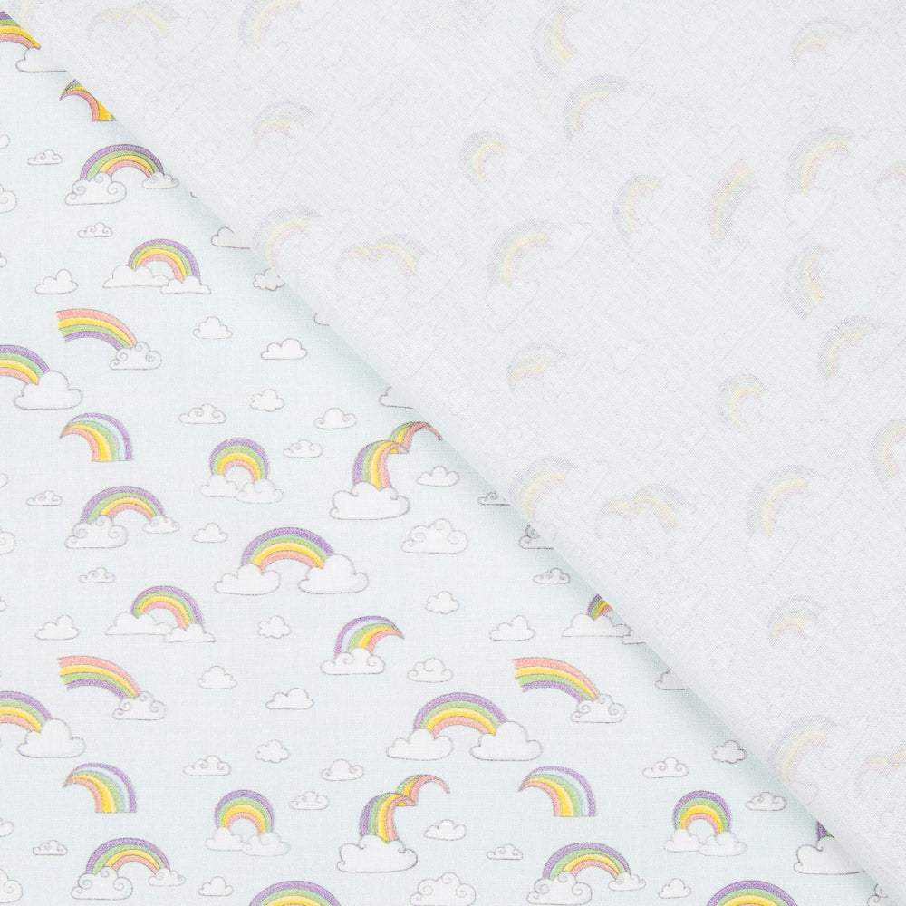 Mini-Regenbogen-Popeline - Ribes y Casals