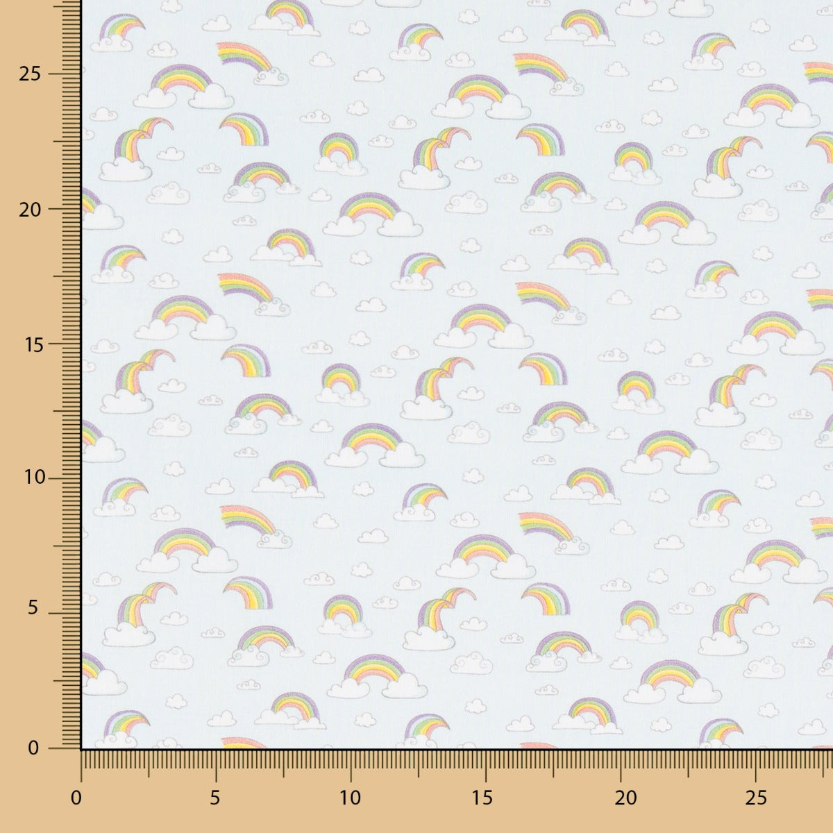 Mini-Regenbogen-Popeline - Ribes y Casals