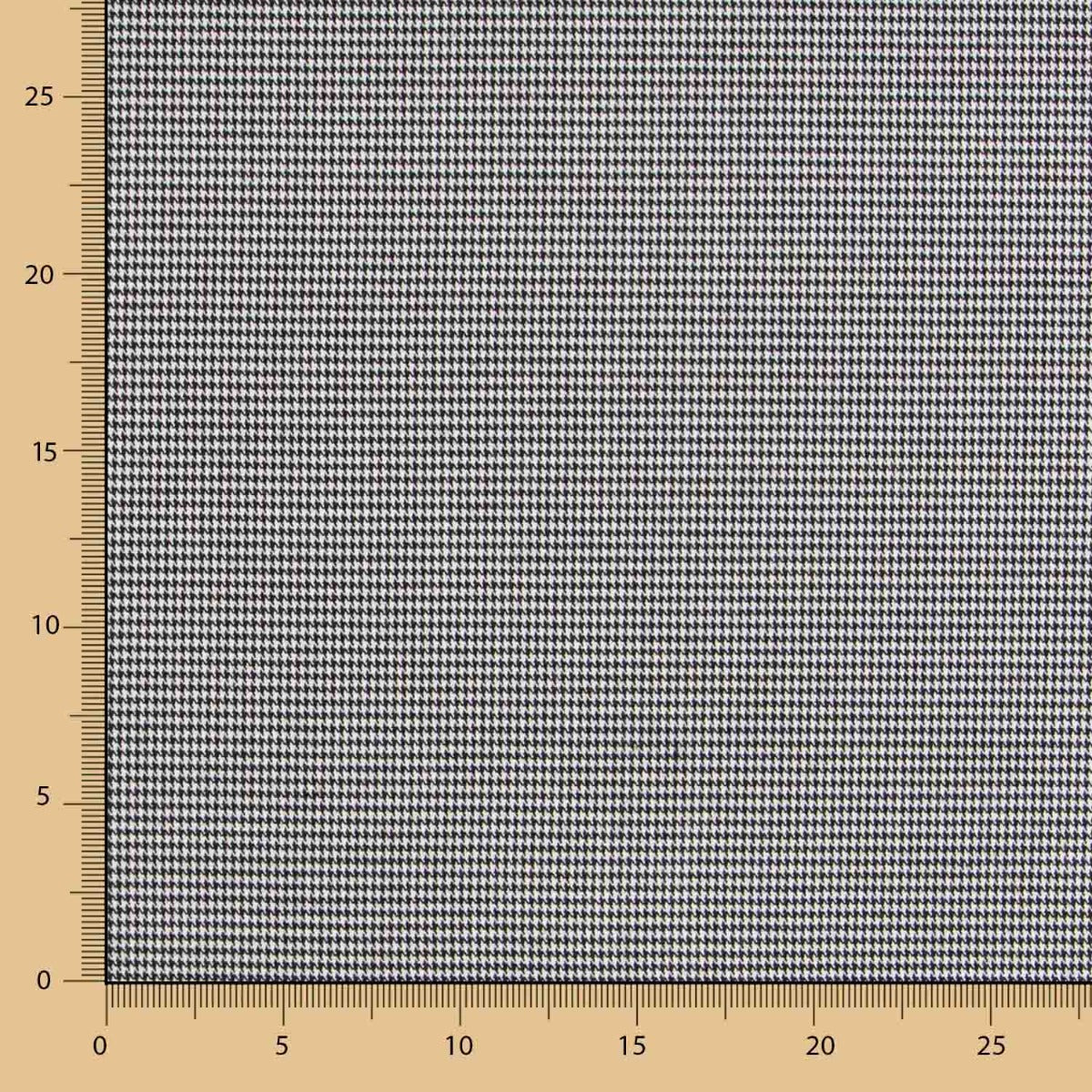 Twill Pata Gallo Mini Schwarz - Ribes y Casals