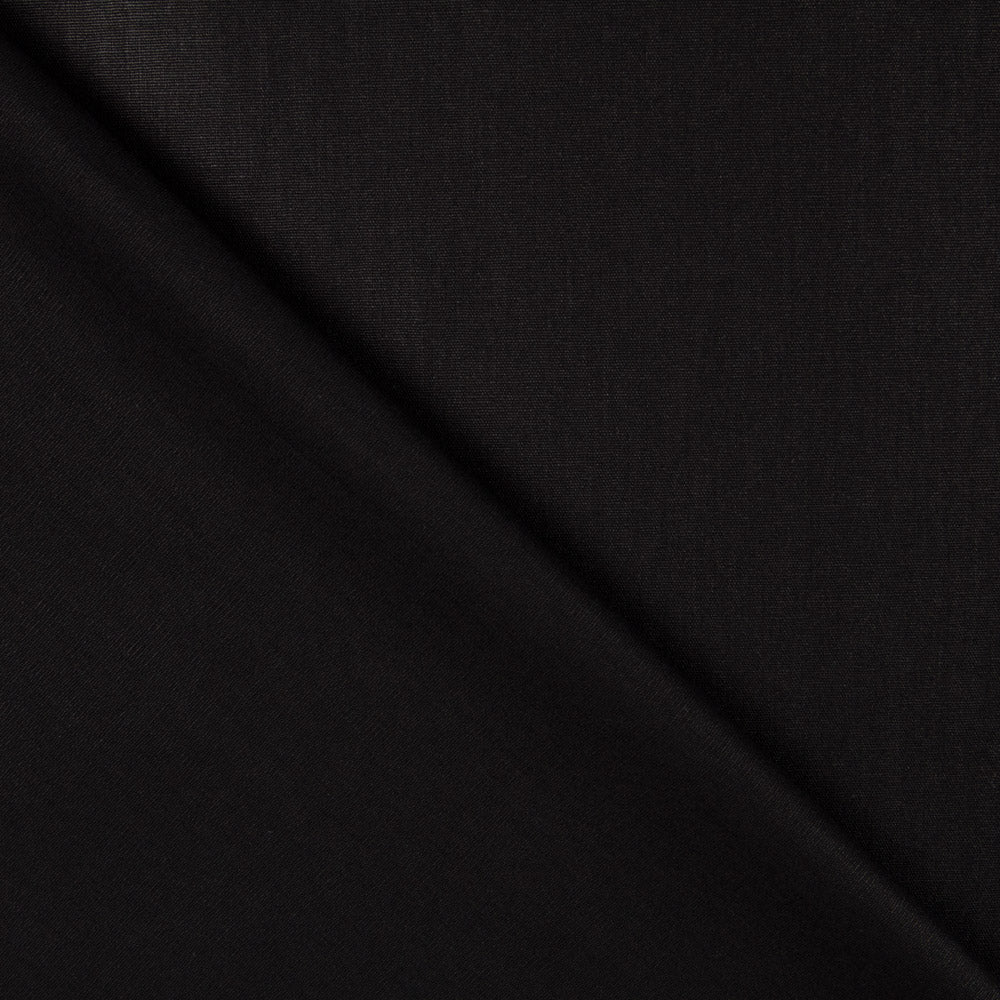 Schwarze Satin-Baumwoll-Popeline - Ribes y Casals
