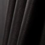 Schwarze Satin-Baumwoll-Popeline - Ribes y Casals