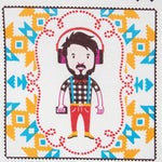 Hipster bedrucktes Segeltuch - Ribes y Casals