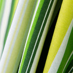 Bedrucktes Segeltuch Streifen Limette - Ribes y Casals