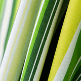 Bedrucktes Segeltuch Streifen Limette - Ribes y Casals