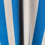 Bedrucktes Segeltuch Blau Beige Gestreift - Ribes y Casals