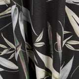 Bedruckter Canvas-Stoff Tropic Schwarz - Ribes y Casals