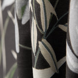Bedruckter Canvas-Stoff Tropic Schwarz - Ribes y Casals