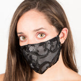 Hygienemaske Openwork Schwarz - Ribes y Casals