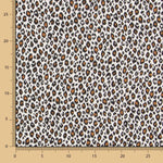 Baumwolle Leopard Ecru - Ribes y Casals