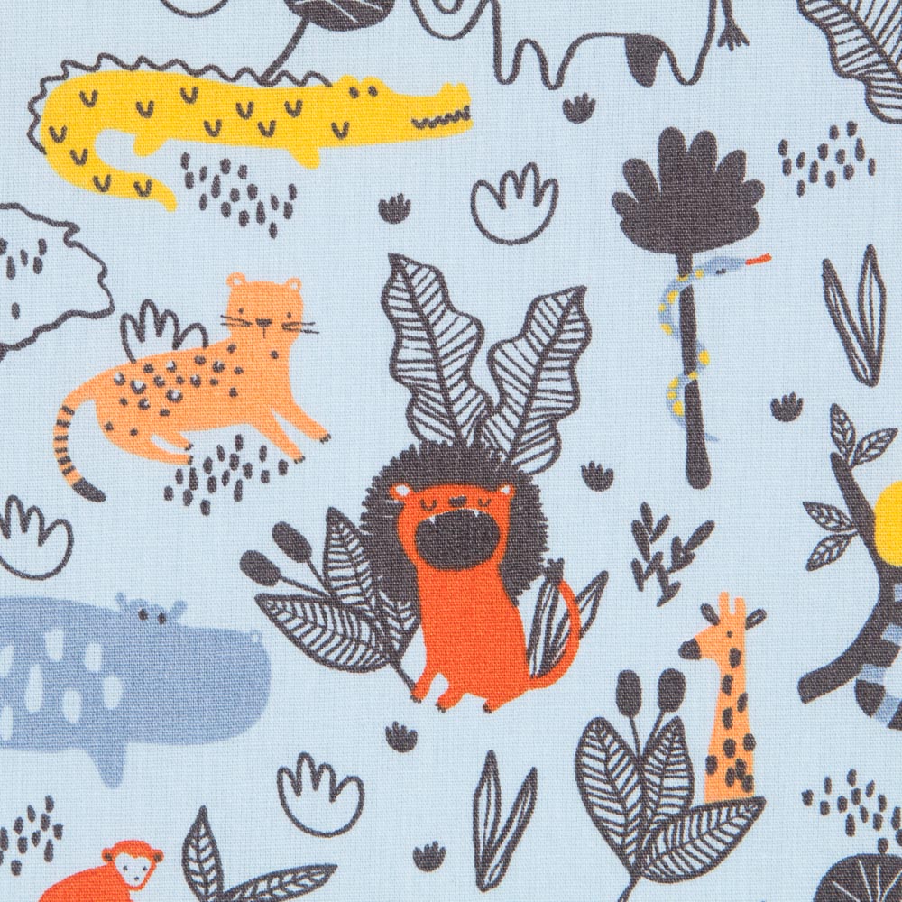Hellblau Zoo Cotton - Ribes y Casals
