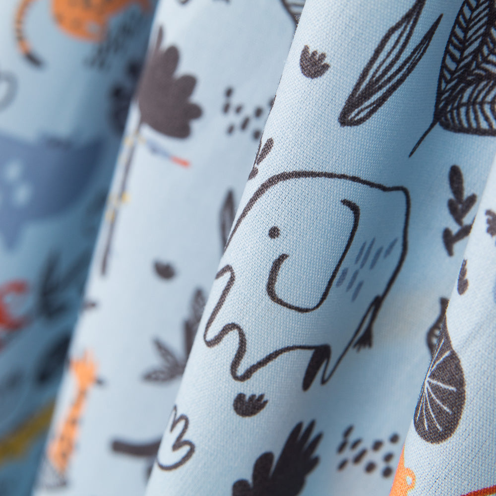 Hellblau Zoo Cotton - Ribes y Casals
