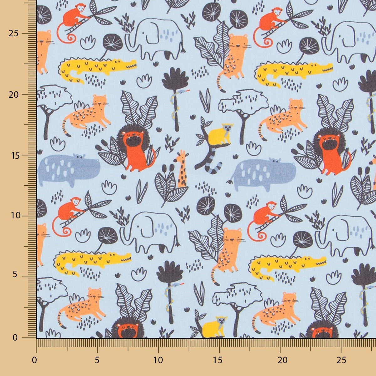 Hellblau Zoo Cotton - Ribes y Casals