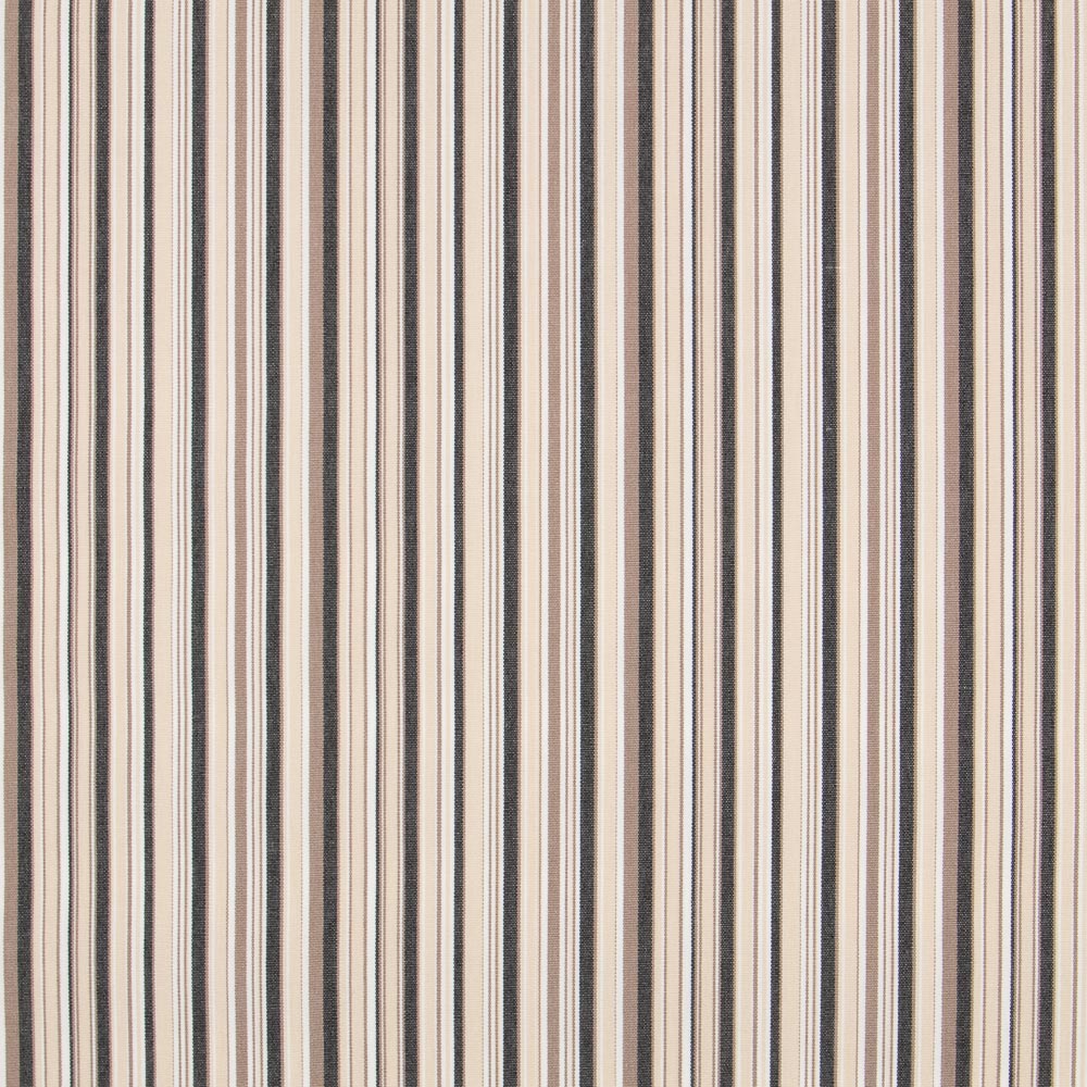 Reststück Outdoor-Segeltuch, schwarz, mehrfarbig gestreift – verschiedene Maße x Breite 160 cm - Ribes y Casals