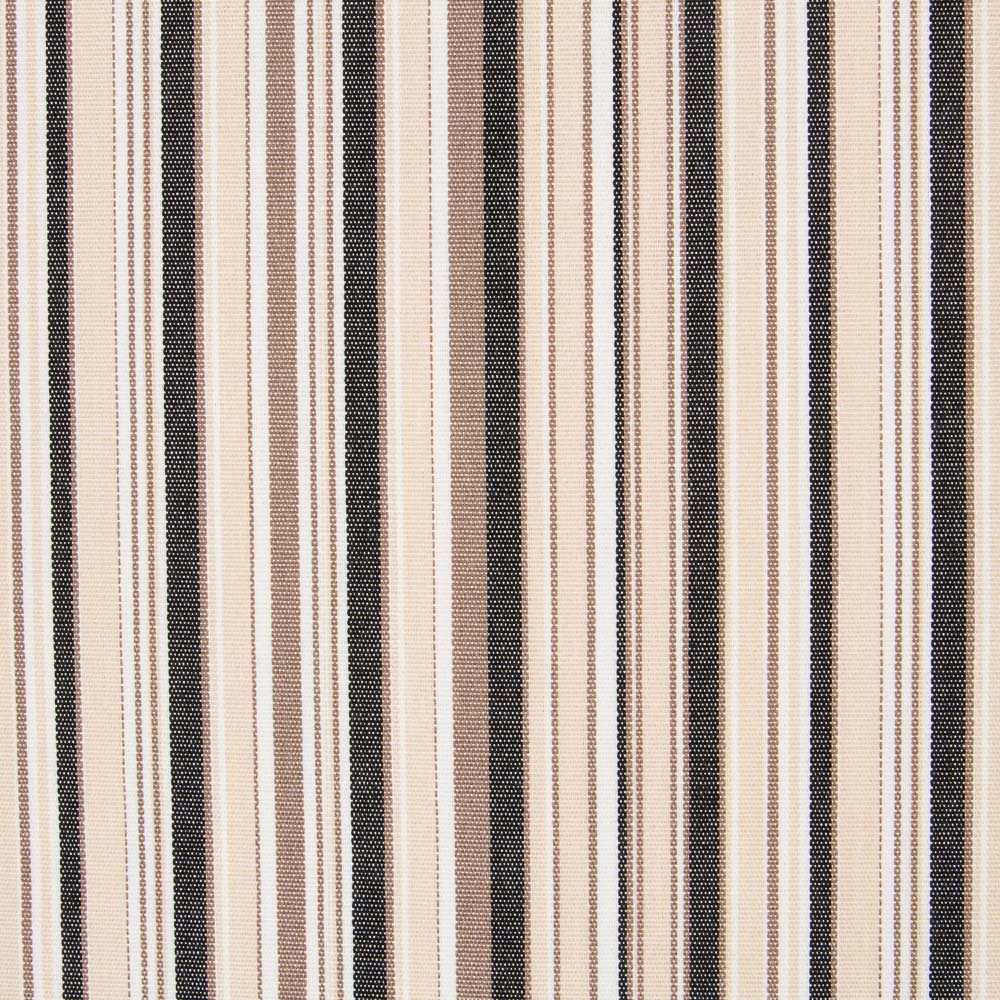 Reststück Outdoor-Segeltuch, schwarz, mehrfarbig gestreift – verschiedene Maße x Breite 160 cm - Ribes y Casals