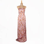 Mauve Athena Bedruckter Satin - Ribes y Casals