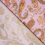Mauve Athena Bedruckter Satin - Ribes y Casals