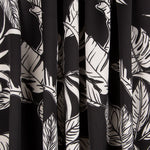 Krepp-Satin Tropic Schwarz - Ribes y Casals